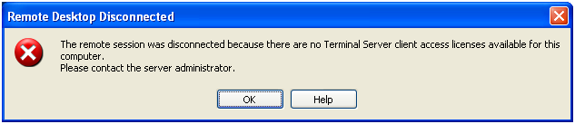 Remote Desktop Disconnected