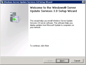 wsus installation 0