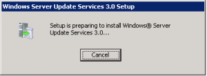 wsus installation 2