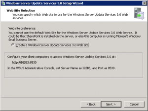 wsus installation 6