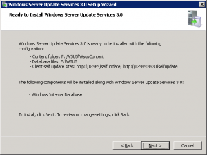 wsus installation 7