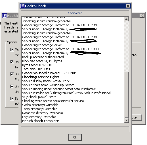 Attix5 Health Check