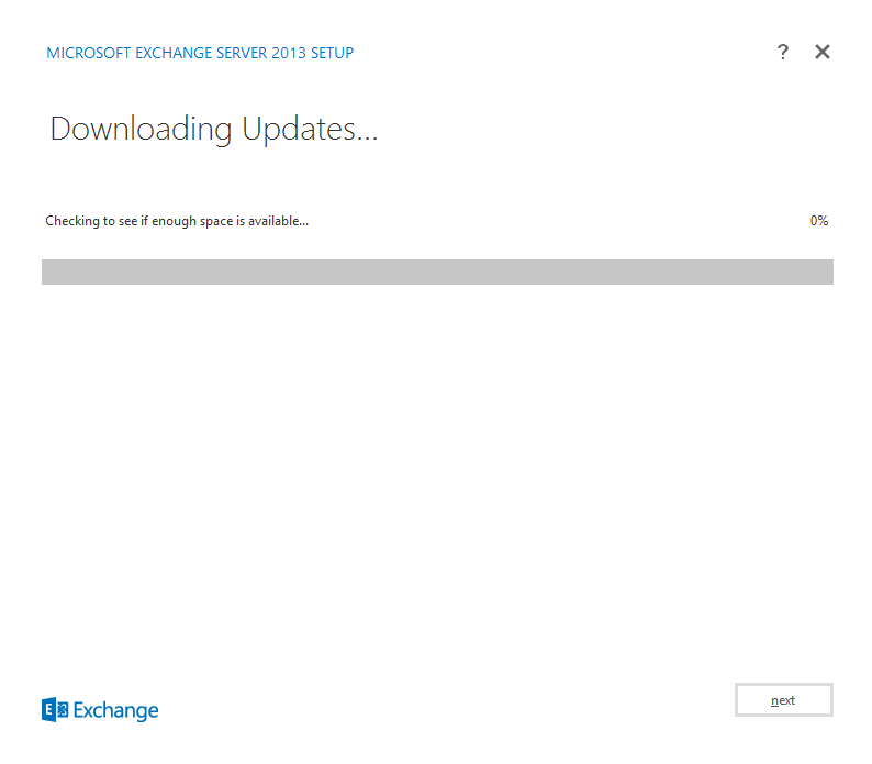 Exchange 2013 Installation